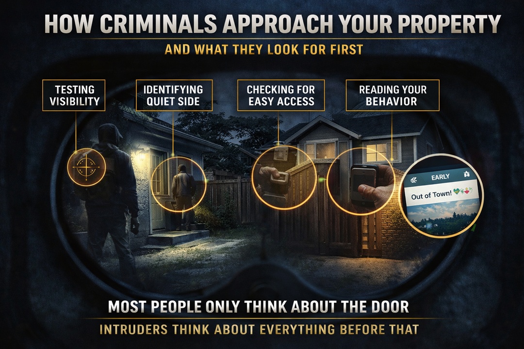How Criminals Approach Your Property