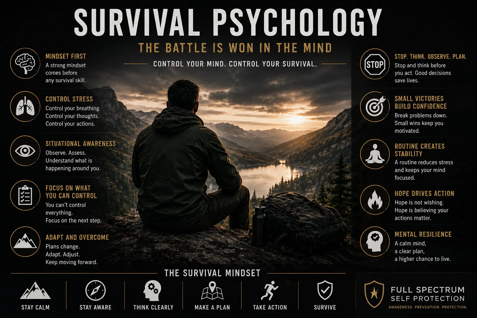 Survival Psychology: Winning the Battle Before It Begins