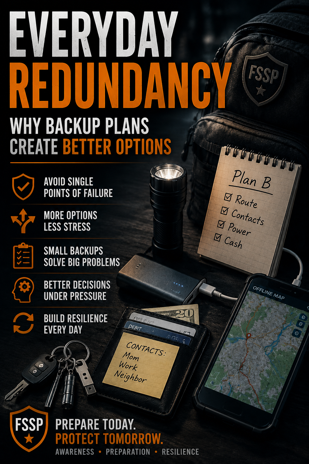 Everyday Redundancy: Why Backup Plans Create Better Options