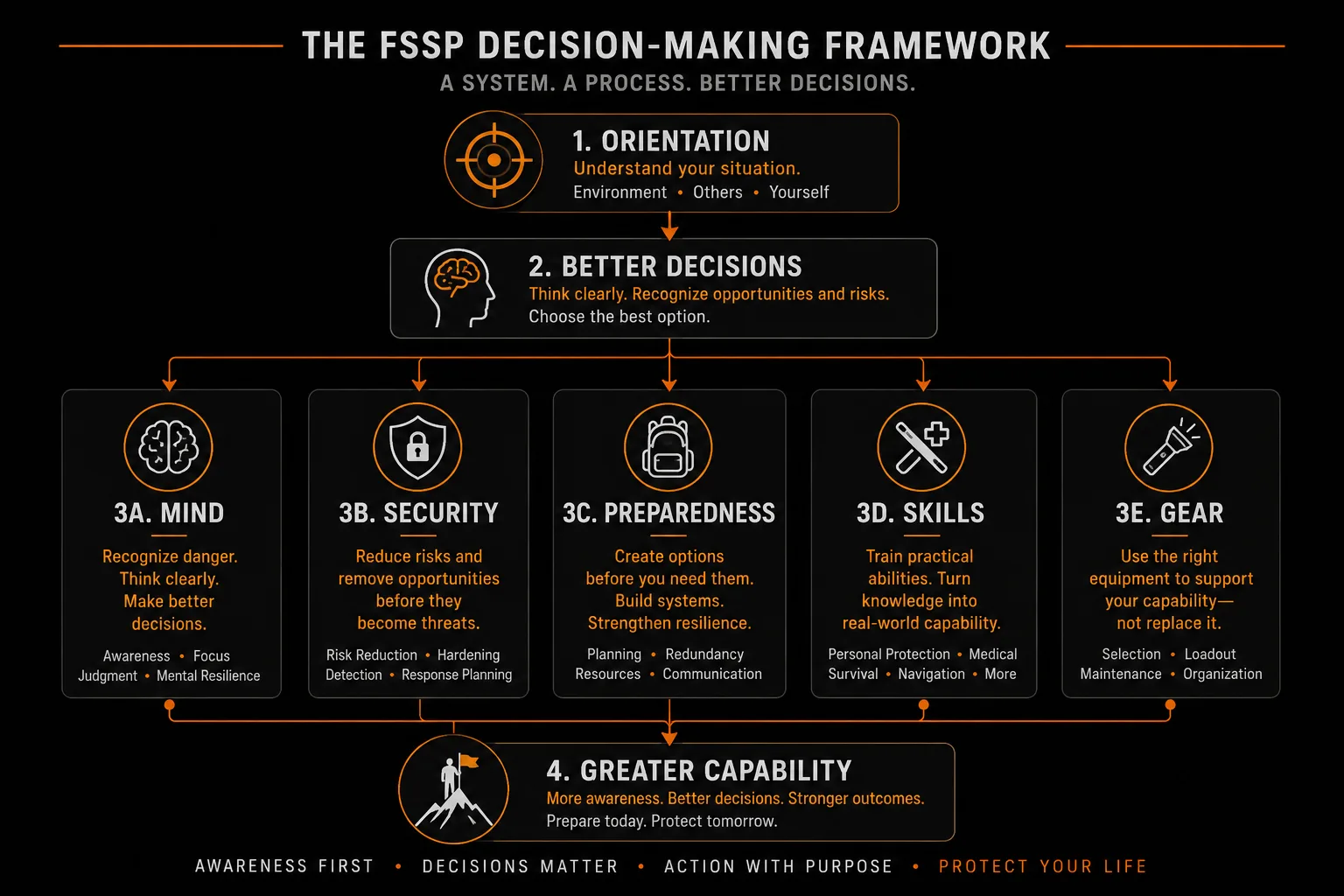 FSSP Decision-Making Framework Diagram